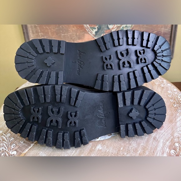 EUC Sam Edelman “Laurs” Platform Loafer in Black Patent Leather Size 9 - Picture 15 of 16